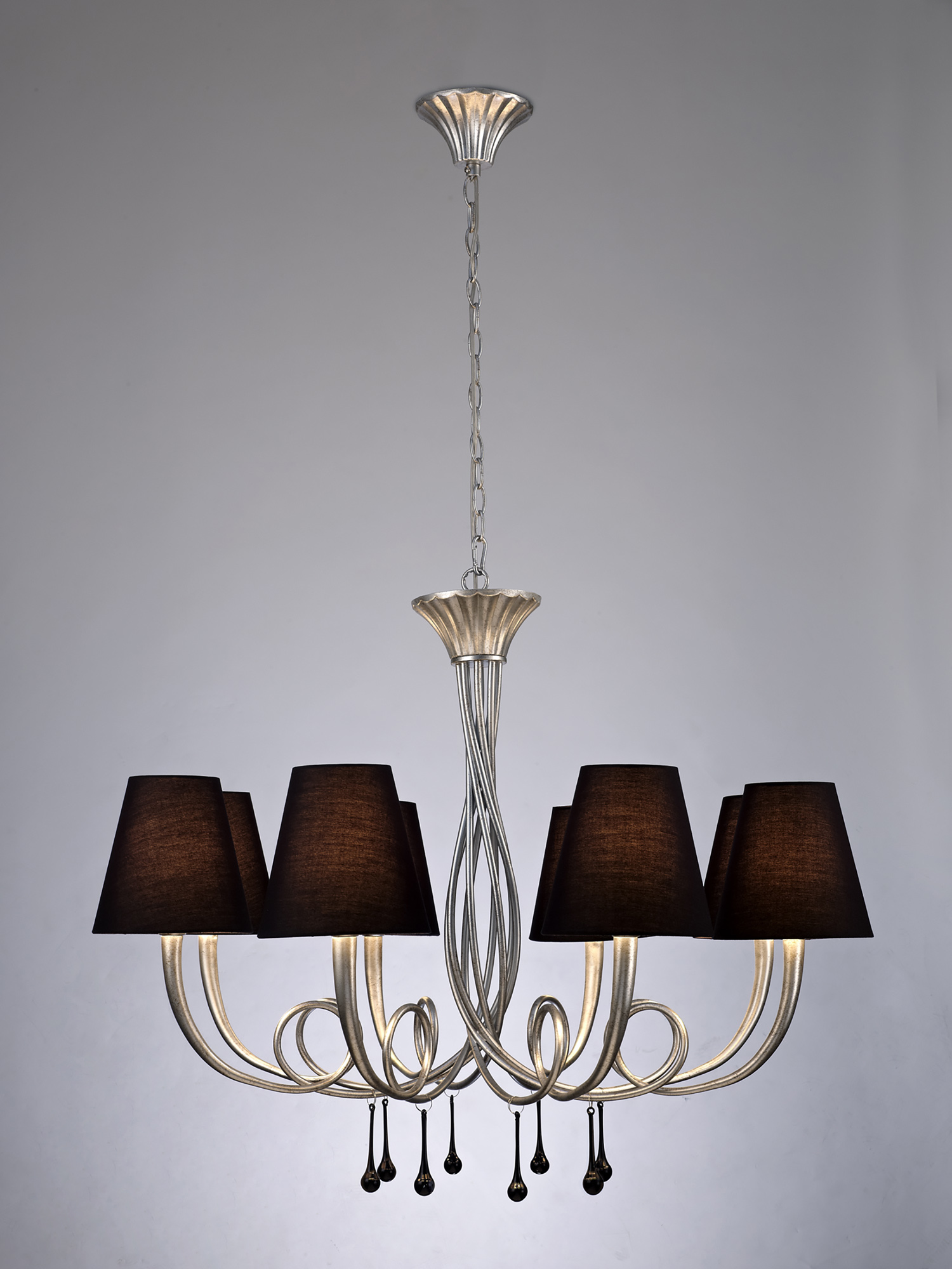 Paola Silver-Black Ceiling Lights Mantra Contemporary Ceiling Lights Paola Silver-Black Ceiling Lights Mantra Contemporary Ceiling Lights